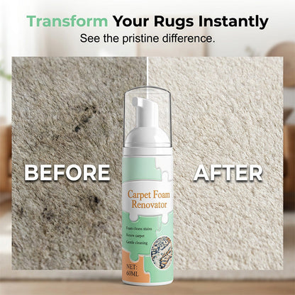 Carpet Foam Stain Remover | Instant Waterless Cleaner For Rugs, Sofa, Upholstery & Fabric