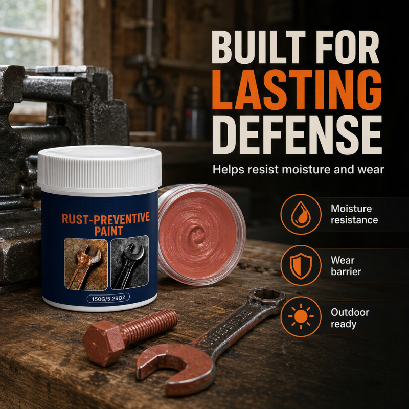 🛡️🎨 Metal Rust Repair Paste – Brush On, Protect, Restore – No Primer Needed! 🔥