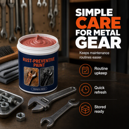 🛡️🎨 Metal Rust Repair Paste – Brush On, Protect, Restore – No Primer Needed! 🔥