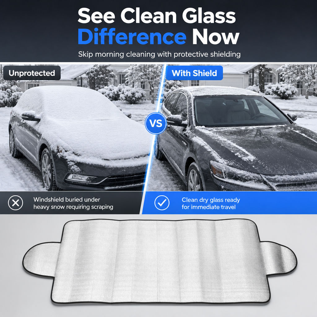 📢📢 Buy 1 Get 1 Free❄️Car Windshield Snow Cover – Be Ready Before the First Snow